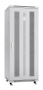 Шкаф телекоммуникационный 19" напольный 32U 600x1000x1610mm (ШхГхВ) передняя и задняя перфорированные двери, ручка с замком, цвет серый (RAL 7035)
