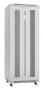 Шкаф телекоммуникационный 19" напольный 32U 600x600x1610mm (ШхГхВ) передняя и задняя перфорированные двери, ручка с замком, цвет серый (RAL 7035)