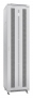 Шкаф телекоммуникационный 19" напольный 47U 800x1000x2277mm (ШхГхВ) передняя и задняя перфорированные двери, ручка с замком, цвет серый (RAL 7035)