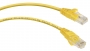 Патч-корд UTP, категория 5e, 0.5 м, неэкранированный, желтый