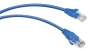 Патч-корд UTP, категория 6, 0.3 м, неэкранированный, синий
