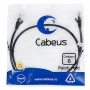 Cabeus PC-UTP-RJ45-Cat.6-1m-BK-LSZH