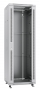Шкаф телекоммуникационный 19" напольный 37U 600x600x1833mm (ШхГхВ) передняя стеклянная и задняя сплошная металлическая двери, ручка с замком, цвет серый (RAL 7035)