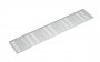 Вертикальный перфорированный кабельный органайзер-лоток в шкаф 18U, металлический, цвет серый (RAL 7035)