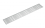 Вертикальный перфорированный кабельный органайзер-лоток в шкаф 22U, металлический, цвет серый (RAL 7035)