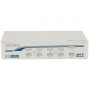 Переключатель REXTRON для KVM 1, 4 порта DVI-DL (2560x1600), USB-B+USB-A+DVI-I