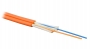 Кабель волоконно-оптический 62.5/125 многомодовый, 2 волокна, zip cord, для внутренней прокладки ( -25C ~ +75), FR-PVC, оранжевый Teldor