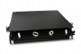 Патч-панель 19” универсальная, пустой корпус, 1U, 1 выдвижной лоток (drawer 1U), 3 слота (3х1), вмещает 3 FPM панели с адаптерами или 3 CSS оптические кассеты 120х32 мм  Hyperline