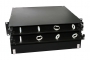 Патч-панель 19” универсальная, пустой корпус, 2U, 2 выдвижных лотка (drawer 1U), 8 слотов (4х2), вмещает 8 FPM панелей с адаптерами или 8 CSS оптических кассет 102х32 мм Hyperline