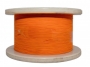 Кабель волоконно-оптический 50/125 (OM2) многомодовый, 1 волокно, simplex, плотное буферное покрытие (tight buffer) 0.9 мм, LSZH, нг(А)-HF, оранжевый Hyperline