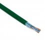 (FTP4-C5E-PATCH-GN-305) Кабель витая пара, экранированная F/UTP, категории 5e, 4 пары (26 AWG), многожильный (patch), экран - фольга, PVC, –20°C– +75°C, зеленый Hyperline