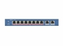 , 8 RJ45 100M PoE   6; 2 Uplink  1000 Ethernet;  PoE 60