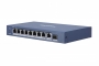  , 8 RJ45 1000M PoE   6,1 Uplink  1000 Ethernet;1 1000 SFP uplink ; 802.3af/at,  PoE 110