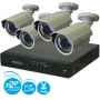 Комплект видеонаблюдения "Эконом 4" 4-х канальный видеорегистратор D1 + 4 наружные видеокамеры CMOS 600 TVL + 500ГБ