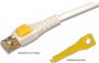 Ключ для патч-кордов с защитой от несанкционированного доступа , LOCKIT, желтый (10 шт.) Siemon
