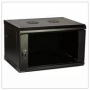ITK 19" наст. шкаф 6U 600х450 стеклянная дверь, черный, плоская упаковка