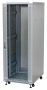 Шкаф напольный 22U, 600x1000x1166, стеклянная дверь, разобранный, серый Net-Link