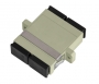 Адаптер NIKOMAX волоконно-оптический, соединительный, многомодовый (MM 50/125), SC/UPC-SC/UPC, двойной, пластиковый, бежевый, уп-ка 2шт.