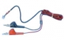 Тестовый кабель PP - “крокодил” с контактами под углом и иглой для прокола изоляции