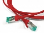 Патч-корд S/FTP, экранированный, категория 6a (100% Fluke Component Tested), 30AWG, LSZH, 1.5 м, красный Hyperline