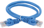 ITK Коммутационный шнур кат. 5Е UTP LSZH 0,5м синий