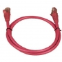 ITK Коммутационный шнур (патч-корд), кат.6 UTP, 2м, красный