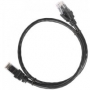 ITK Коммутационный шнур (патч-корд), кат.5Е FTP, 0,5м, черный