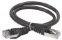 ITK Коммутационный шнур кат. 6 FTP PVC 1м черный