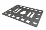 Кронштейн 2U, Т-пазы + крепеж типа "монетка", цвет черный RAL9005 (4 шт. в комплекте) Hyperline