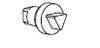 Личинка замка, для малой ручки, под ключ треугольного профиля 7мм DKC/ДКС