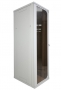 Шкаф телекоммуникационный серии Alpha, 18U, 878х600х600 мм, разборный, дверь со стеклом, серый AESP
