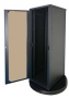 Шкаф телекоммуникационный серии Alpha, 18U, 878х600х800 мм, разборный, дверь со стеклом, черный AESP