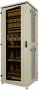 Шкаф напольный МТК 19", 22U, 1165x600x600 мм, разборный, дверь со стеклом, серый AESP