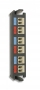 Панель с 6 LC duplex адаптерами, 12 волокон, многомод, цвет адаптеров бежевый (для RIC3, SWIC3, FCP3) Siemon