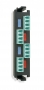 Панель с 4 LC quadro адаптерами, 16 волокон, одномод, цвет адаптеров голубой (для RIC3, SWIC3, FCP3) Siemon