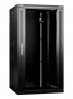 Шкаф телекоммуникационный настенный 19" 22U 600x450x1082mm (ШхГхВ) дверь стекло, цвет черный (RAL 9004)
