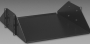 19" Полка усиленная, двусторонняя сплошная (глубина 152 мм, нагрузка до 68,1 кг) , черная Siemon