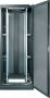 Серверный шкаф TLK 19", 24U, перфорированные двери, цельнометалические стенки, Ш600хВ1309хГ1000мм, в разобранном виде, черный TLK