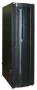 Шкаф напольный 19", 22U, 1100x600х1200мм, передняя и задняя перфорированные двери, съемная боковая панель, цвет черный (RAL 9004) (разобранный) Hyperline