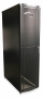 Шкаф напольный 19-дюймовый (19"), серия V600, 42U, 2016x600х1000 мм (ВхШхГ), передняя перфорир. дверь, задние половин. перфорир. дверцы, перфор. 71%, замок с ключом, ножки (4шт.) , цвет черный (RAL 9011) (замена V61B-2AB111-42) Siemon