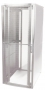 Шкаф напольный 19-дюймовый (19"), серия V800, 42U, 2013x800х1000 мм (ВхШхГ), передняя перфорированная дверь, задние половинчатые перфорир. дверцы, перфорация 71%, замок с ключом, ножки (4 шт.), цвет светло-серый (RAL 7035) Siemon