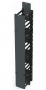Вертикальный канал коммутации половинной высоты с органайзерами-гребенками 4" и крышкой, для шкафа V800, 45U, черный Siemon