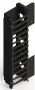 Вертикальный коммутационный канал с 6” держателями и крышкой в шкафы VERSAPOD Siemon
