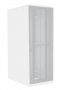 Шкаф напольный 19-дюймовый (19"), серия VERSAPOD версия B, 42U, 2016x760х1000 мм (ВхШхГ), передняя перфорир. дверь ( 71%), задние половинчатые перфорир. дверцы (71% перфорации), замок с ключом, ножки (4 шт.), цвет белый (RAL 9003) Siemon
