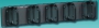 19" 2U Горизонтальный органайзер с 5 держателями S144 Siemon