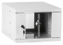 Шкаф телекоммуникационный настенный 10" 4U 326x300x225mm (ШхГхВ) дверь стекло