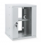 Шкаф телекоммуникационный настенный 10" 8U 326x300x405mm (ШхГхВ) дверь стекло