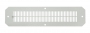 Вентиляционная решетка для шкафов серии SWJ 350x90мм, цвет серый (RAL 7035) (429-6-0) ZPAS