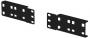 Кронштейн длинный для вертикального монтажа 19" блоков розеток LZ в открытых стойках ZPAS, на 2 блока розеток, цвет черный (RAL 9005) ZPAS