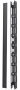 Вертикальный кабельный организатор 100х111 мм, с крышкой, для шкафов шириной 800 мм и высотой 47U, цвет серый (RAL 7035) ZPAS
